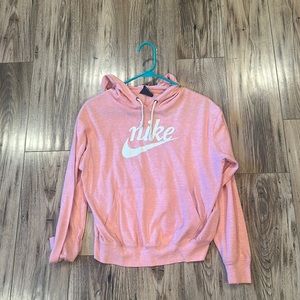 Pink Nike hoodie women’s size small